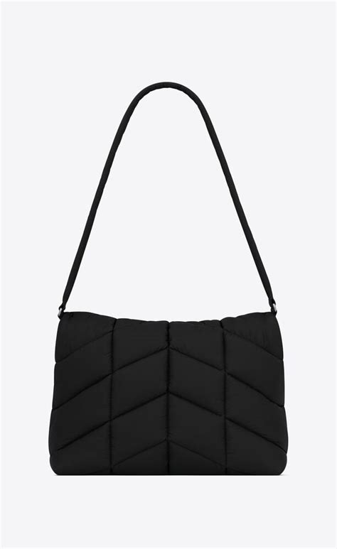 ysl puffer messenger bag|ysl nylon puffer bag.